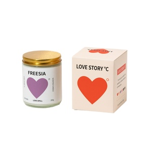 Bougie parfumée personnalisée, pot en verre de luxe, parfum longue durée, bougie en cire de soja pour la fête des mères, mariage, Saint-<span class=keywords><strong>Valentin</strong></span>, anniversaire, cadeau - Product Image 5