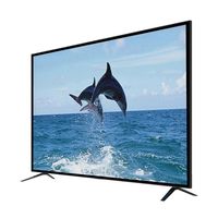 Grand écran taille sans cadre 12 Volts Intelligents Pouces 85 100 110 Pulgadas pouces télévision Smart TV