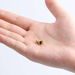 Adaptateur de cartouche de gaz miniature FervorFOX en cuivre pur, valve de remplissage pour réchaud extérieur, pour usage en camping - Product Image 1