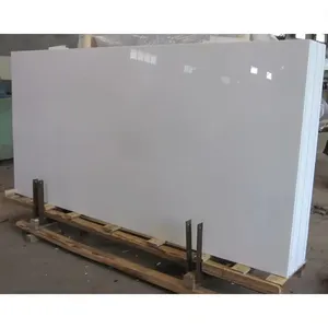 ZGSTONE fabrika kaynağı çin beyaz mermer süper beyaz yapay Nanoglass mermer Nano003