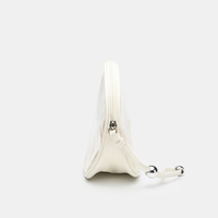 Pochette cosmétique en PU en forme de coquille avec fenêtre transparente en PVC, trousse de toilette portable pour voyage, OEM ODM, logo personnalisé