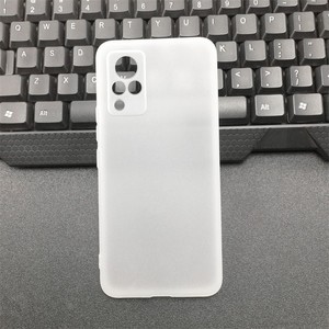 เคสโทรศัพท์มือถือซิลิโคนเนื้อด้านสำหรับ <span class=keywords><strong>VIVO</strong></span> <span class=keywords><strong>V21</strong></span> 5G สีดำ - Product Image 4