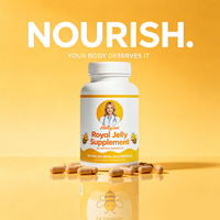 Complément de Gelée Royale OEM : Soutien Nutritionnel Quotidien, Renforce l'Immunité, Antioxydant, Améliore la Clarté Cognitive, Capsules de Pollen d'Abeille