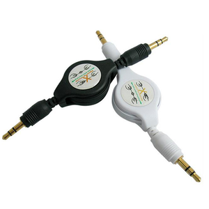 Cable de extensión Jack de 3,5mm, Cable auxiliar chapado en oro de 3,5mm, Cable de Audio retráctil para teléfono, altavoz de coche, auriculares MP4 - Product Image 5