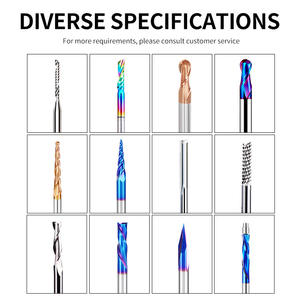 ठोस कार्बाइड सीएनसी राउटर बिट्स सेट करें विस्तारित उपकरण जीवन के लिए प्रीमियम लेपित लकड़ी के लिए - Product Image 2
