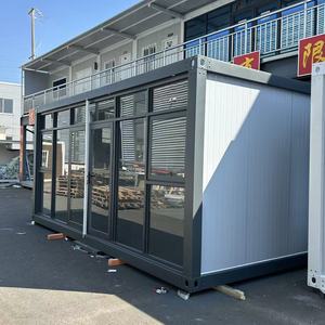 Địa Trung Hải-Phong Cách Modular Thép Glass Container Nhà Phẳng Gói Cho Sử Dụng Ngoài Trời-Cho Văn Phòng Sandwich Bảng Điều Khiển Trường Phòng Tập Thể Dục - Product Image 2