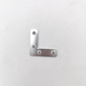 Supports d'angle en aluminium 52x15mm en forme de L pour meubles, armoires de présentation, accessoires de quincaillerie, nickel durable - Product Image 3