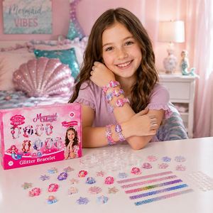 Kit de fabrication de bandeaux tendance pour filles, pinces à cheveux, créateur de nœuds, autocollants de pierres précieuses, loisirs créatifs, cadeau d'anniversaire, vente en gros - Product Image 2