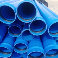 Penjualan pabrik Tiongkok pipa PVC-UH diperkuat C900 4 "6" 8 "10" 12 "5" inci soket fusi harga rendah cincin karet dalam