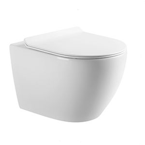 Cubetas De baño De cerámica china De gran oferta, inodoro montado en el inodoro, inodoro europeo colgado en la pared sin montura - Product Image 1