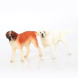 Venta al por mayor de PVC sólido simulación estatua modelo Saint <span class=keywords><strong>Bernard</strong></span> perro Animal figuritas Juguetes - Product Image 1