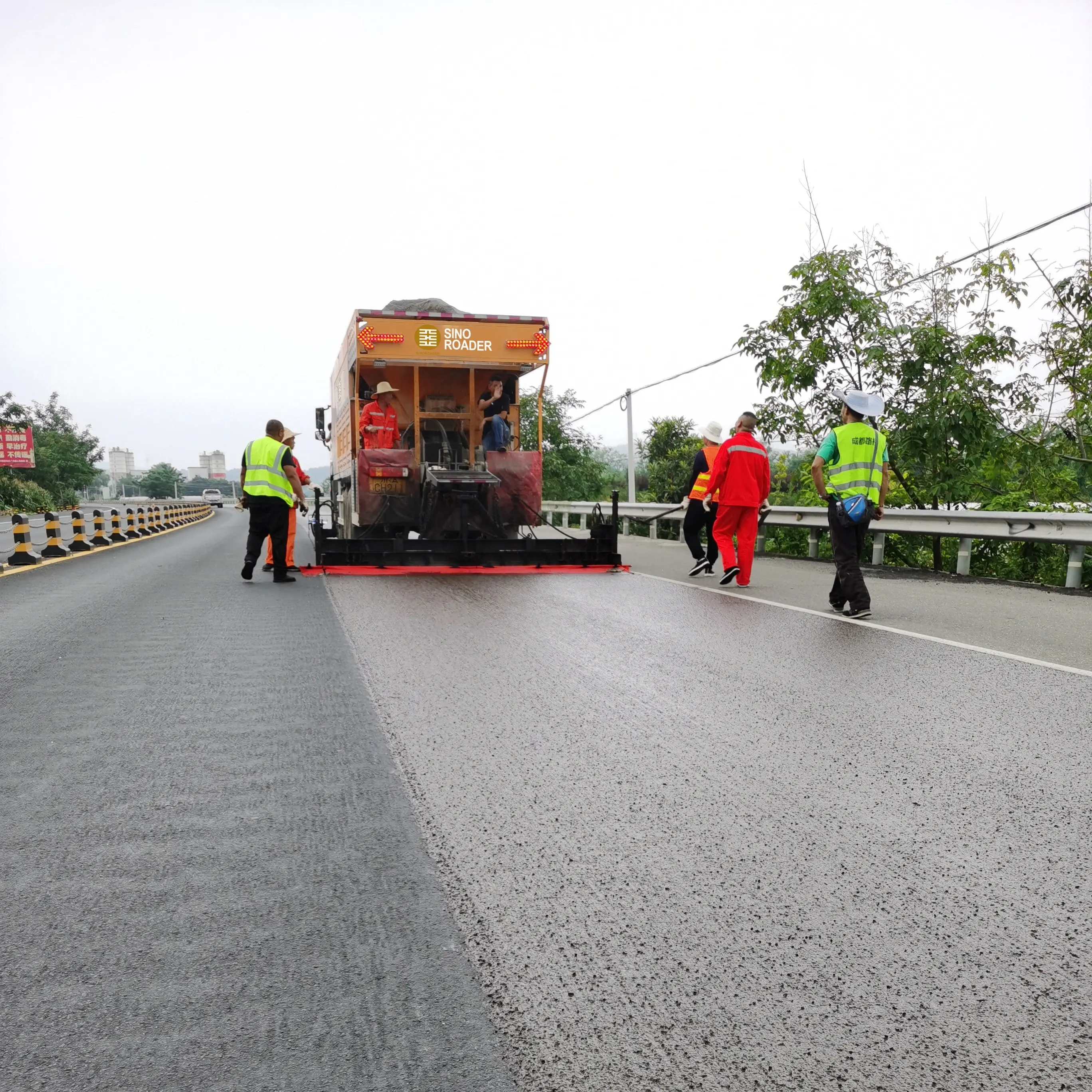 Máy Đánh Dấu Đường Bộ Máy Dán Bề Mặt Siêu Nhỏ Máy Dán Bùn Nhựa Đường