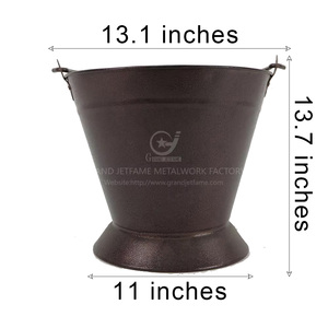 Direct Selling 6.7 Gallon Iron Powder Coating <strong>Copper</strong> <strong>Scuttle</strong> of <strong>Coal</strong> Cast Iron <strong>Coal</strong> <strong>Scuttle</strong> for Indoor Fireplace - Product Image 3
