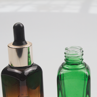 Flacon compte-gouttes en verre ambré carré personnalisé avec logo sérigraphié pour cosmétiques, huiles essentielles et sérums – 15ml, 20ml, 30ml, 40ml