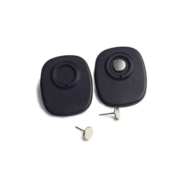 8.2mhz Security Eas RF Alarm Security Square Tag RF Remove Security Tag With Lanyard