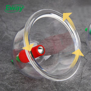 Ventouses de <span class=keywords><strong>Hijama</strong></span> Épaisses en PS, Ventouses à Vide en Plastique de Haute Qualité EwayHealth EWSJ-B09 Certifiées CE, Garantie 1 An, Étireur de Cou - Product Image 4