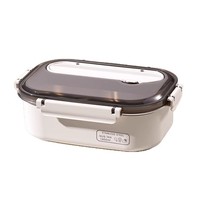 Boîte à lunch isotherme en acier inoxydable 304 à double compartiment, compatible micro-ondes, chauffable, préservant la fraîcheur, résistante aux hautes températures pour
