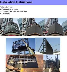 Cửa hàng bán lẻ ngành công nghiệp sân vận động màn hình không thấm nước <span class=keywords><strong>LED</strong></span> Video tường P3 P4 P5 P6 P8 P10 HD lớn quảng cáo ngoài trời Màn hình <span class=keywords><strong>LED</strong></span> hiển thị - Product Image 3