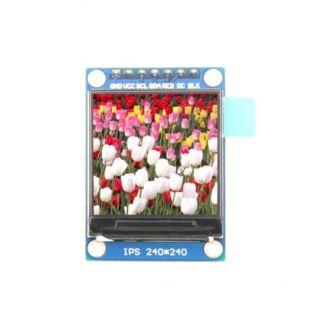 Hot selling 1.3 inch SPI Serial LCD module TFT screen 240*240 LCD display IPS full viewing angle ST7789