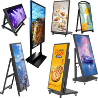 Pantalla LCD Digital Portátil para Exteriores IP66 de 2000 NITS, 55 Pulgadas, Resistente al Agua, para Publicidad, Animación, SDK Gratuito, Software CMS