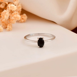 <span class=keywords><strong>Onyx</strong></span> đen và chiếc nhẫn thời trang bạc chuyên nghiệp Crafted với một thiết kế đánh bóng đậm để làm nổi bật đá quý <span class=keywords><strong>Onyx</strong></span> nổi bật - Product Image 5