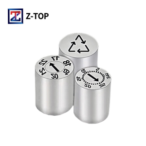 Z-TOP Tampon dateur réglable avec tampon encreur remplaçable, en caoutchouc, pour bureau, usage professionnel, notaire, destinataire, avec fonction <span class=keywords><strong>de</strong></span> <span class=keywords><strong>phrase</strong></span> - Product Image 3