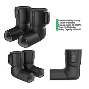 Masseur de compression d'air pour mollets et pieds Healthpal FE-7199, 4,5 L, 5 modes, 5 intensités, 3 niveaux de chaleur, rechargeable par USB - Product Image 2