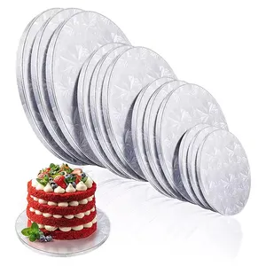케이크 보드 드럼 원형 판지 기본 케이크 보드 라운드 화이트 6 8 10 식품 판지 종이 또는 사용자 정의 12 인치 케이크 보드 12 인치