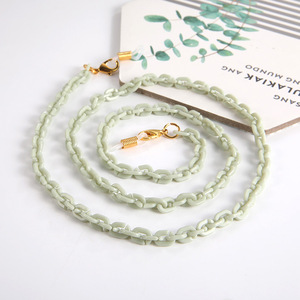 <strong>Fashion</strong> New Design 13 Colors Acrylic <strong>Glasses</strong> Chain Chic Colorful Resin Sunglasses Chain Lanyard Men Women Chain Neck Strap - Product Image 4