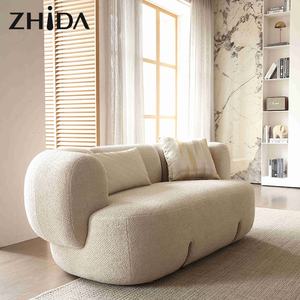 Juego de Sofás de Lujo de Muebles Italianos Combinación de Sofá de Tela para Sala de Estar Apartamento Hotel Ocio - Product Image 3