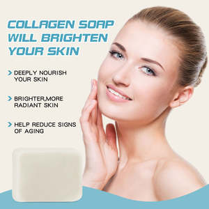 Savon pour le visage fait main blanchissant au <span class=keywords><strong>lait</strong></span> <span class=keywords><strong>de</strong></span> riz avec marque distributeur collagène biologique naturel glutathion Swiftlet - Product Image 6