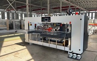 Nouvelle machine à agrafer les boîtes en carton ondulé à double pièce, avec plage de point d'agrafage réglable, compatible avec les cartons à joints réguliers et irréguliers