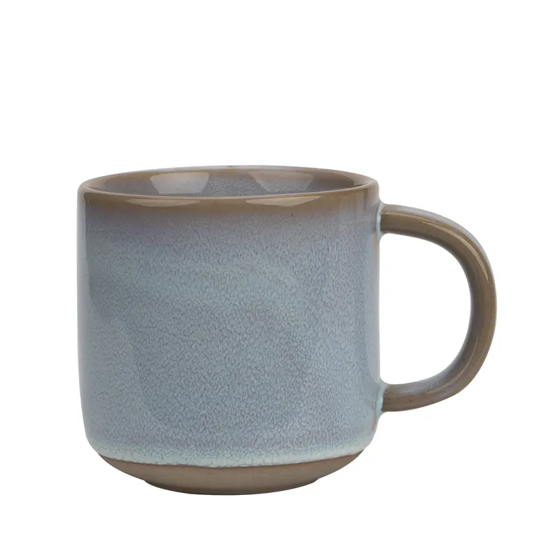 गर्म बिक्री 400ml लैवेंडर रेट्रो भट्ठा चीनी मिट्टी के कप और मग के लिए कॉफी चाय दूध पानी घरेलू कार्यालय drinkware