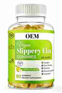 ओम निजी लेबल प्राकृतिक एल्म छाल प्रोबायोटिक्स मिश्रण पूरक पूरक पेट पेट पाचन गले की श्वसन फिसलन एलमीटर - Product Image 1