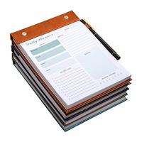 Carnet A5 personnalisé avec logo imprimé, couverture en papier premium à pois, reliure cousue, cadeau de mariage vert
