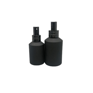 10ml 20ml 30ml 50ml 100ml Matte chai thủy tinh màu đen với nắp đậy khác nhau - Product Image 2