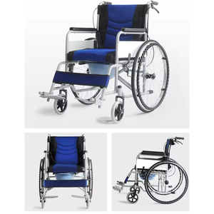 Fauteuil roulant de mobilité pliable manuel utilisé à des fins médicales pour les personnes âgées et les fauteuils roulants handicapés - Product Image 5