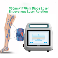 Laser Diode Médical 1470nm 980nm EVLT PLDD pour Chirurgie Vasculaire des Varices, Sûr pour le Corps, Personnalisable, 50W Endovasculaire