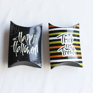 Embalaje Regalo Cajas de papel Fantasma Calabaza Calavera <span class=keywords><strong>Hulk</strong></span> Dibujos animados Cajas de dulces divertidas Cajas de almohada de papel de Halloween para decoración de Halloween - Product Image 4