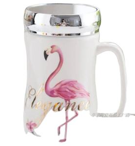 Tazza da caffè a doppia parete bicchieri isolati bianchi a sublimazione in acciaio inossidabile USA 20 once birra per affari di lusso dritto - Product Image 2