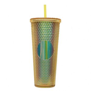 Diamond Radiant Goddess <b>Reusable</b> <b>Cup</b> Plastic Tumbler Matte Plastic Mugs 710ml 24oz Plastic Tumbler <b>Cup</b> with Lid and Straw - Product Image 2