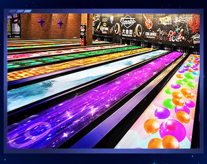 Ensemble de jeu interactif de projection AR Tenpin, équipement en plastique et synthétique avec pistes en bois AR-AR-01, ensemble interactif AR- - Product Image 1