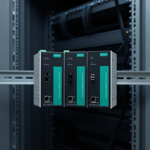 Convertidor de Medios Industriales Moxa PTC-101-M-LC-HV, Equipo de Ethernet a Fibra Óptica - Product Image 3