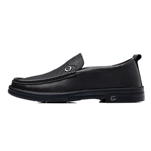 Spring Men's Loafers Business Casual Shoes Low Top Leather Loafers Top Grain Leather Loafers Trendy - Product Image 1