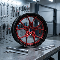 Jantes en aluminium forgé personnalisées de 17 à 22 pouces, PCD 5x120/5x112/5x114.3 pour Audi, tuning aftermarket, finition noire ACE, design concave