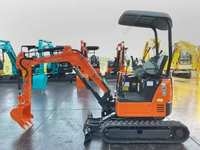 Mini-excavatrice hydraulique sur chenilles Hitachi ZX17U - Occasion, excellent état, moteur et boîte de vitesses d'origine japonaise inclus, 2022