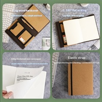 Carnet de notes avec insert de rangement en liège et sangle, haut de gamme, cadeau créatif, personnalisable avec logo