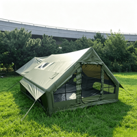 Tente de camping gonflable de luxe pour 2-3 personnes, de haute qualité, imperméable, pour salon familial, Carpas Para Camping Lujo