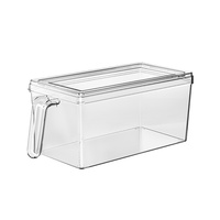 FX2655 Réfrigérateur congélateur de stockage des aliments en plastique anti-poussière Fresh-Keeper avec poignée pour les techniques d'injection de fruits et légumes