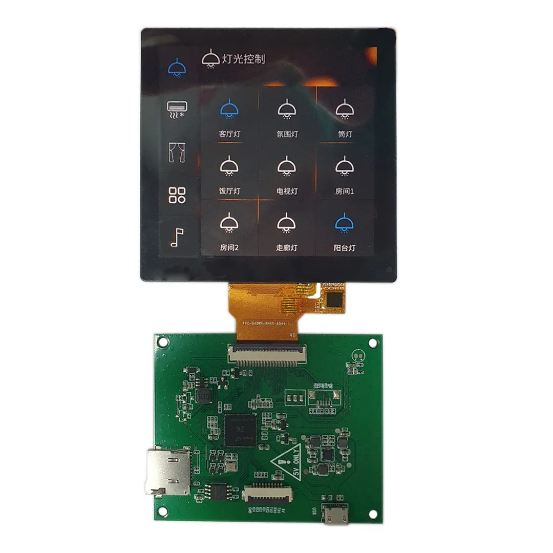 4 Inch Small Lcd Driver 480*480 Tft Led Lcd Display Module With Touch Panel Controller Hd Board Lcd Displays